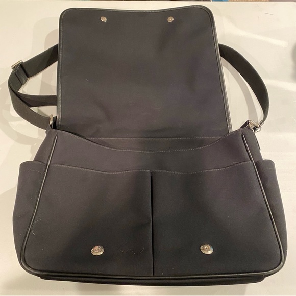 COACH BLACK SIGNATURE 77004 COMPUTER LAPTOP BAG - Picture 3 of 8